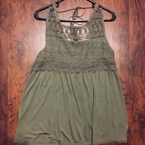 Olive green tank